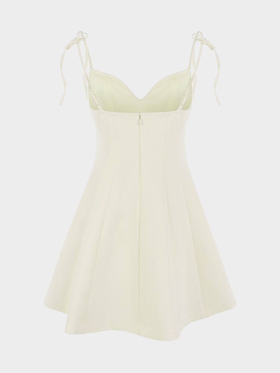 Платье мини на бретелях