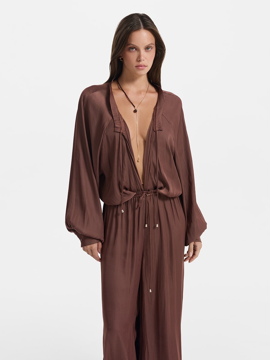 Свободный комбинезон с драпировками 6255627705-416