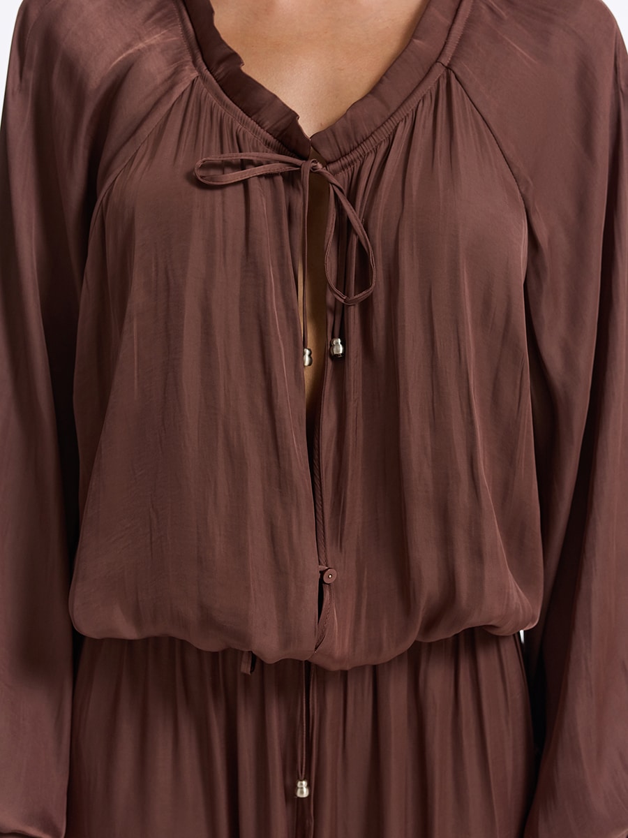 Свободный комбинезон с драпировками 6255627705-416