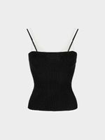Трикотажный топ с кружевом