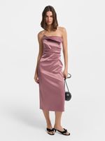 Платье-бандо из сатина