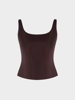 Корсетный топ с вискозой