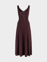 Трикотажное платье миди