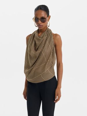 

Платок с геометричным принтом