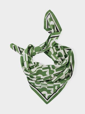 

Платок с графичным принтом