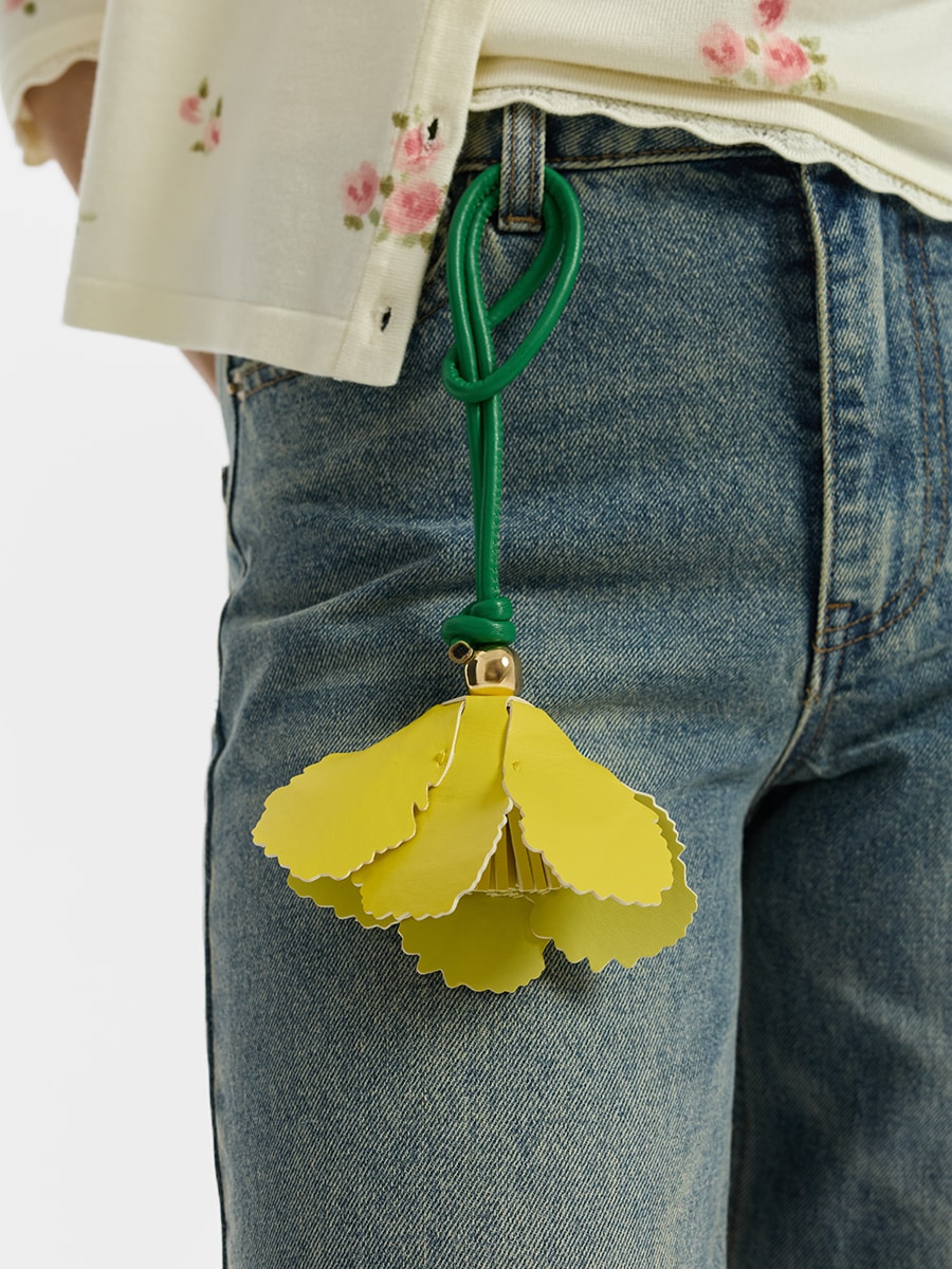 Брелок из экокожи