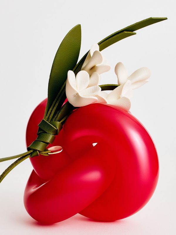 Брелок из экокожи