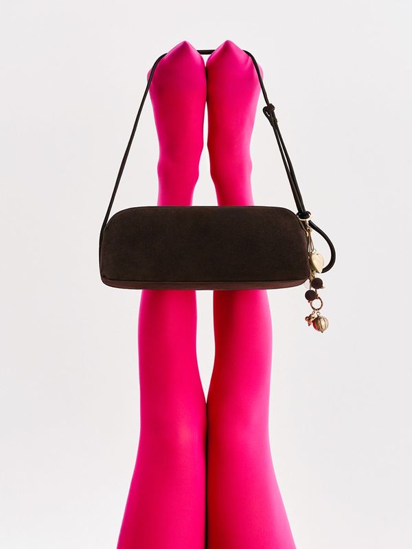 Сумка из натуральной замши