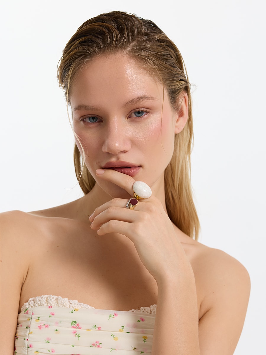 Набор колец из латуни