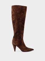 Сапоги из натуральной замши
