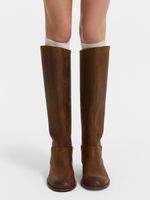 Сапоги из натуральной кожи