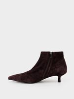 Ботильоны из натуральной замши
