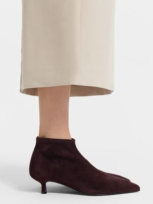 

Ботильоны из натуральной замши