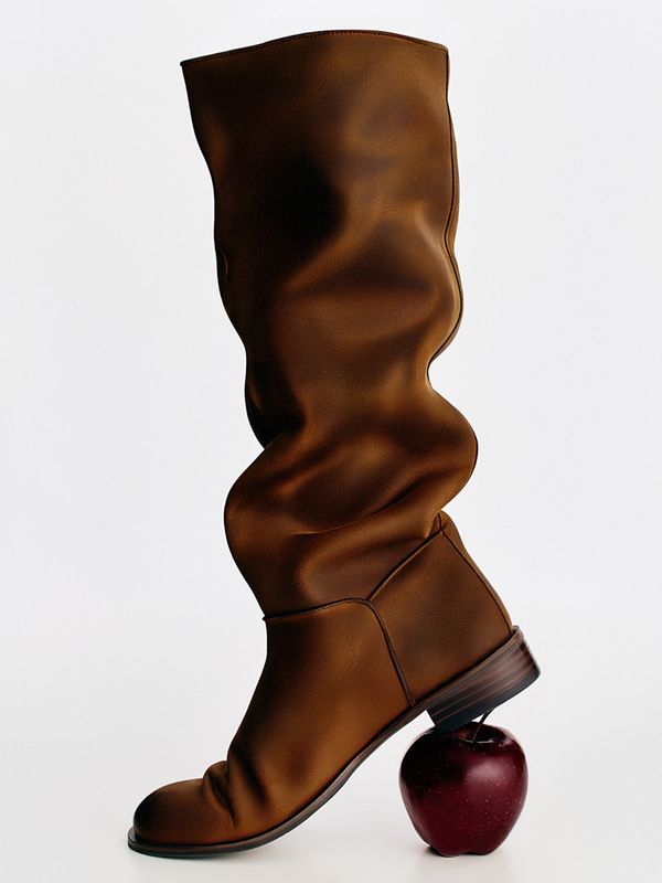 Сапоги из натуральной кожи