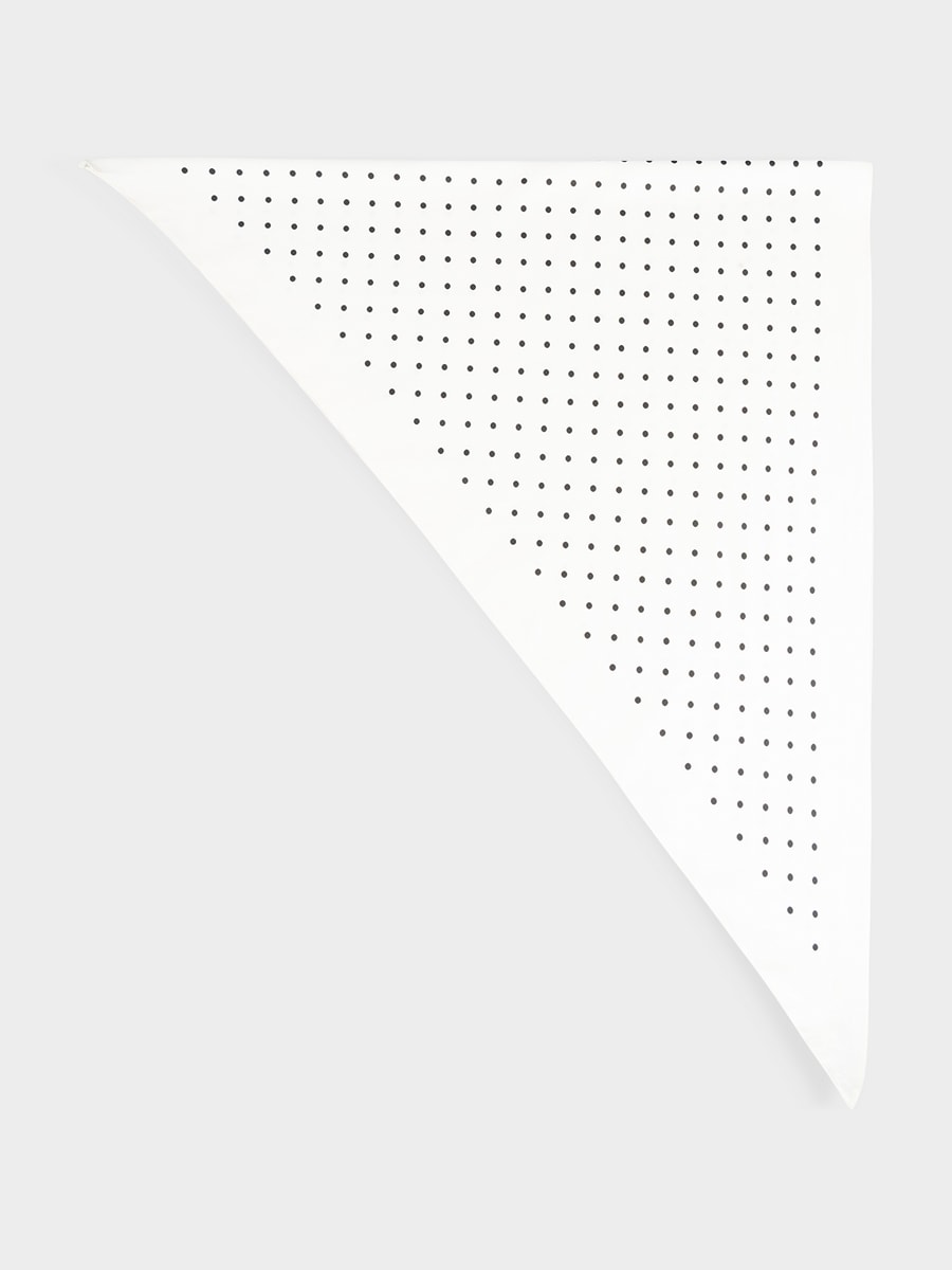 Косынка с принтом в горошек