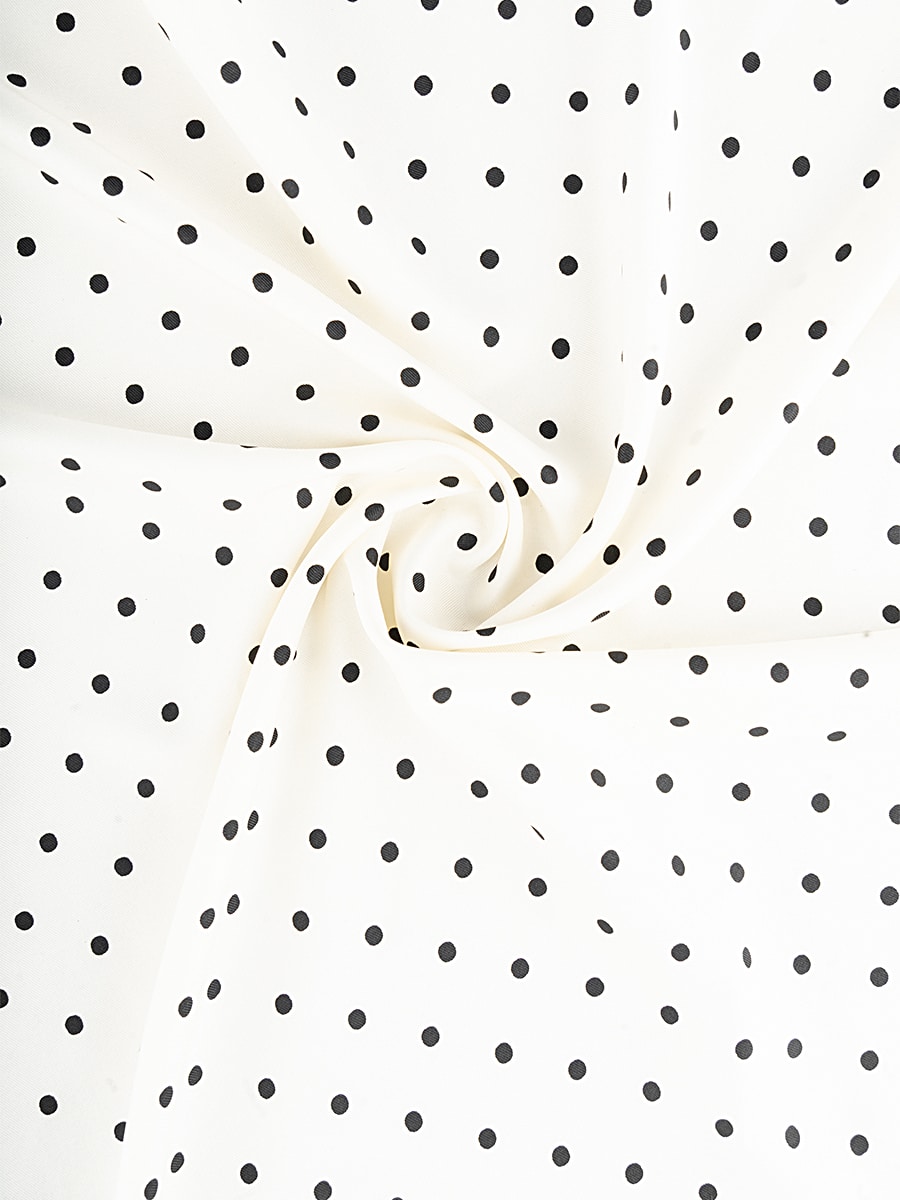 Косынка с принтом в горошек