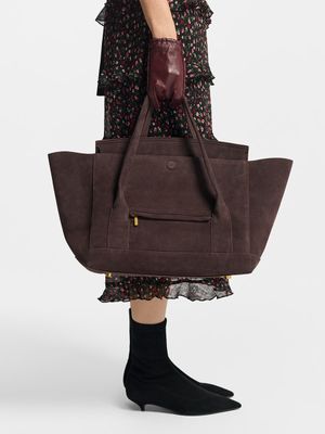 

Сумка-шоппер из натуральной замши