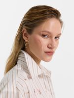 Витые серьги-пусеты