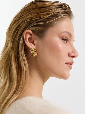 Витые серьги-пусеты 1999₽