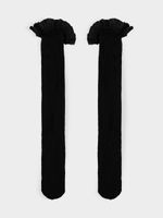 Ажурные гольфы с оборками