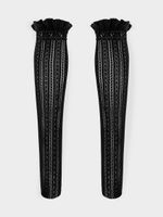 Ажурные гольфы с оборками