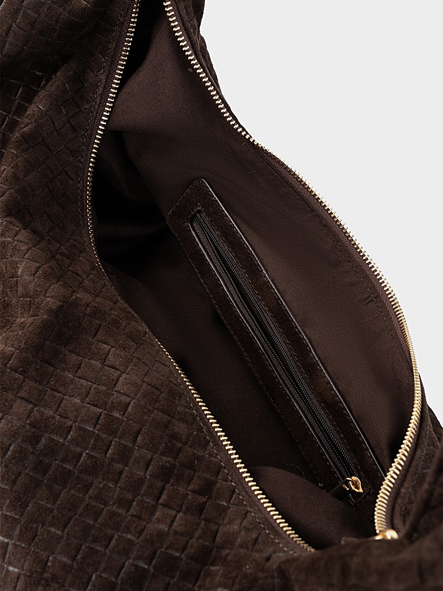 Сумка из натуральной замши