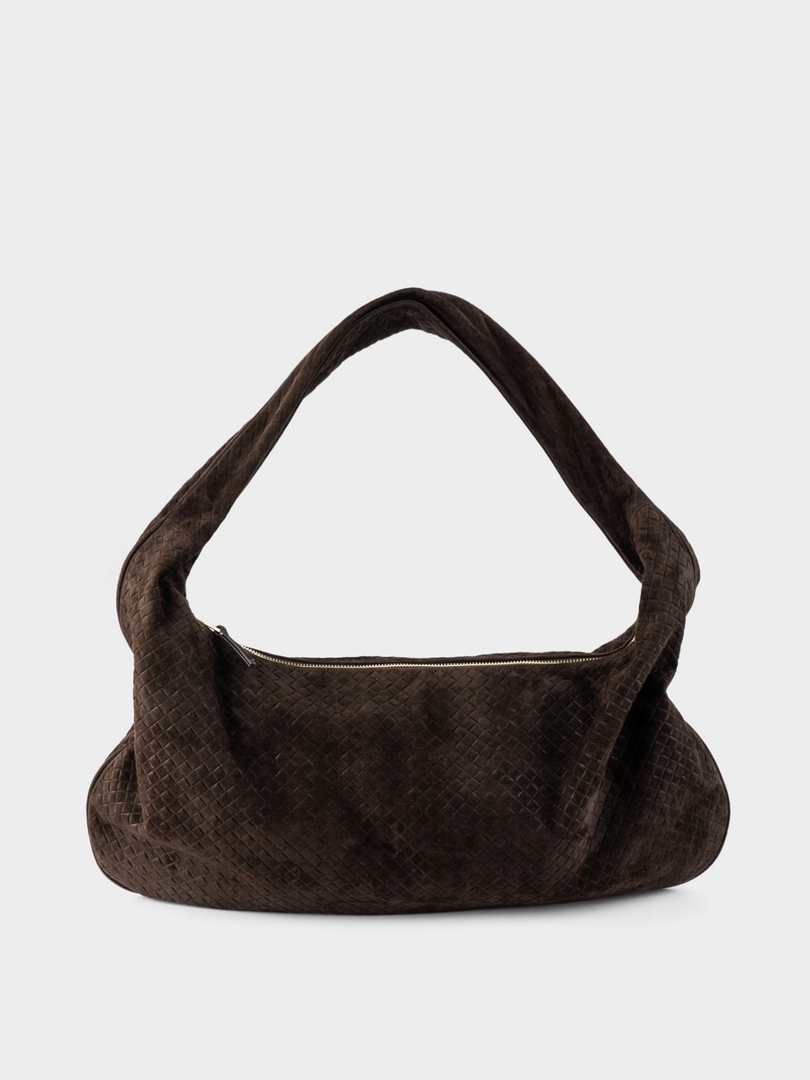 Сумка из натуральной замши