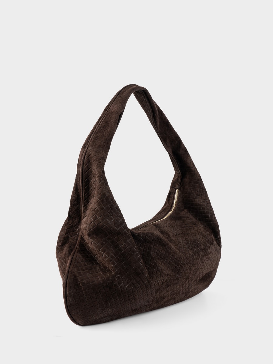 Сумка из натуральной замши