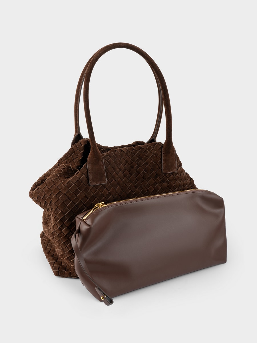 Сумка из натуральной замши