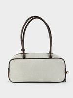 Сумка из хлопка и экокожи