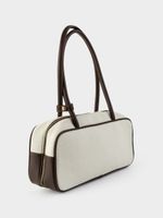 Сумка из хлопка и экокожи