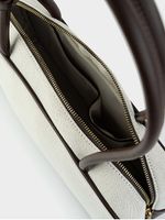 Сумка из хлопка и экокожи