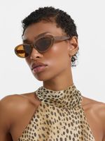 Очки солнцезащитные с футляром женские