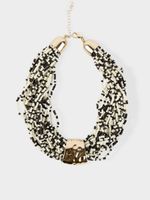 Ожерелье-чокер из бисера