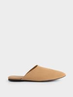 Сабо из натуральной замши