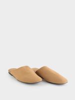 Сабо из натуральной замши