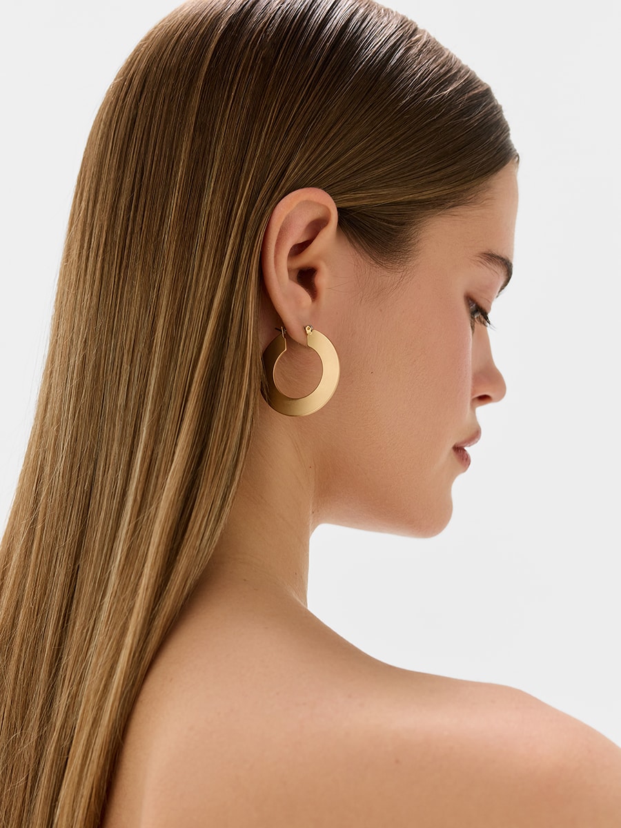 Серьги-кольца в наборе