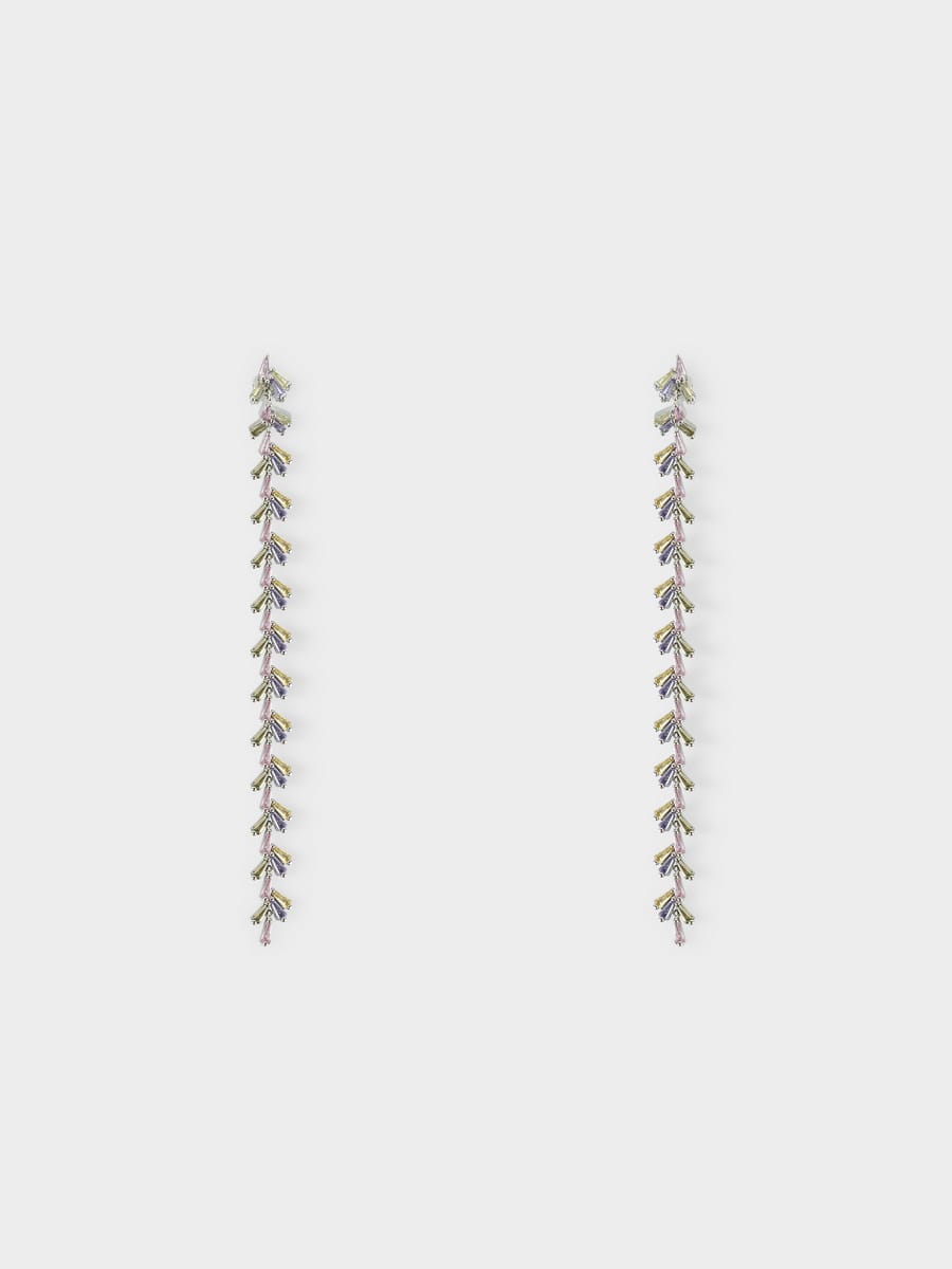 Серьги с кристаллами