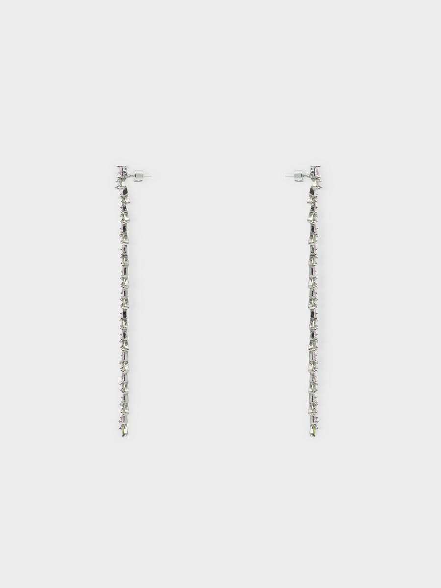 Серьги с кристаллами