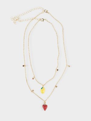 

Набор шейных украшений женский