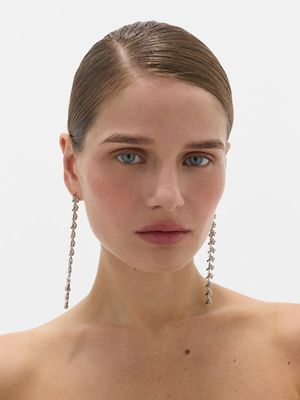 Серьги-подвески с кристаллами 2599₽