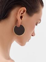 Серьги из экокожи