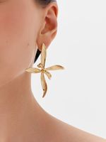 Фигурные серьги из латуни