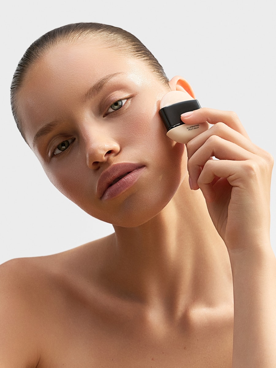 Бальзам-хайлайтер для губ, лица и глаз